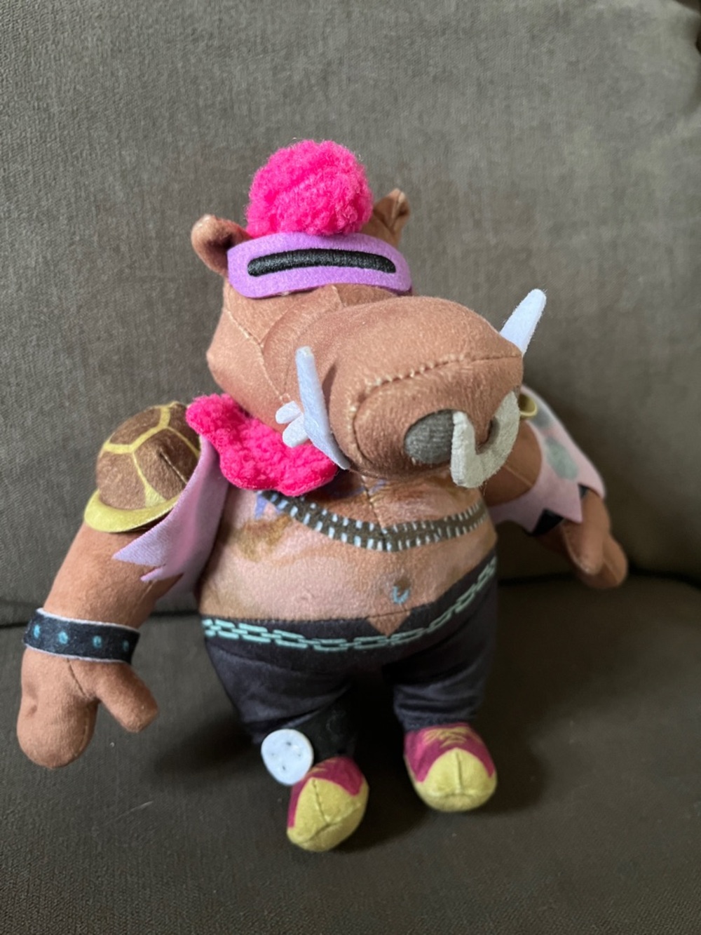 Teenage Mutant Ninja Turtles (TMNT) Mutant Mayhem Bebop Plush Nickelodeon